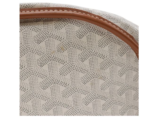 Goyard Bellara Handtasche Braun Weiß - Ansicht 5