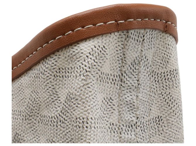 Goyard Bellara Handtasche Braun Weiß - Ansicht 6