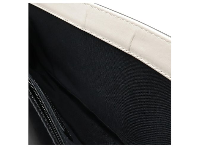 Chanel Boy Chanel 25 Coco Mark Ketten Schultertasche Schwarz Roh - Ansicht 8