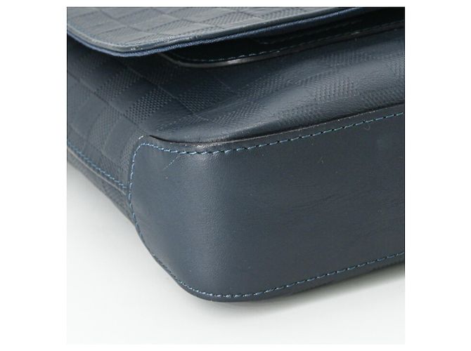 Borsa a Spalla District PM Damier Infini Louis Vuitton Blu navy - vista 7
