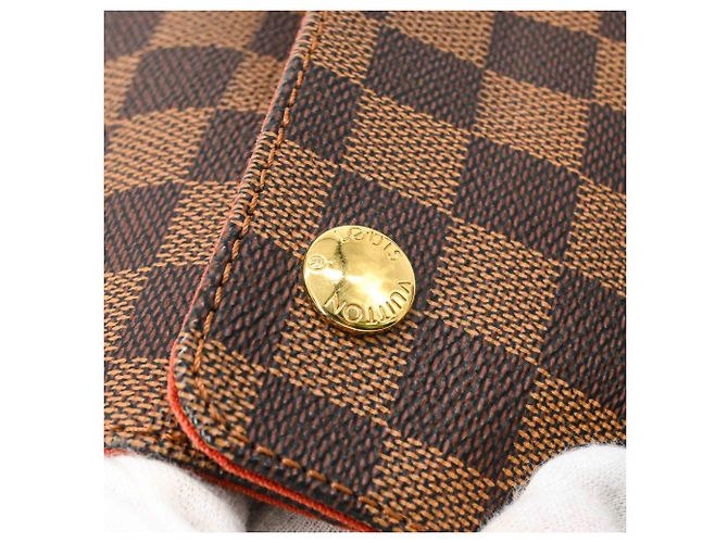 Borsa a Spalla Naviglio Damier Azur Louis Vuitton Marrone - vista 12