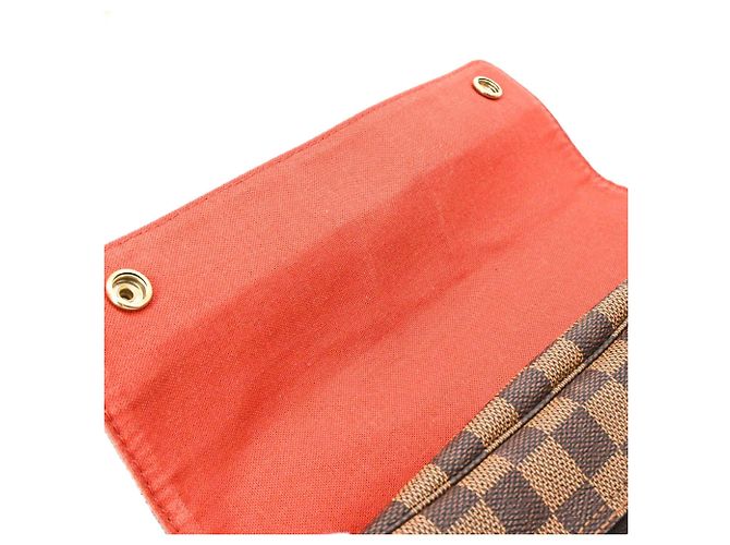 Borsa a Spalla Naviglio Damier Azur Louis Vuitton Marrone - vista 13