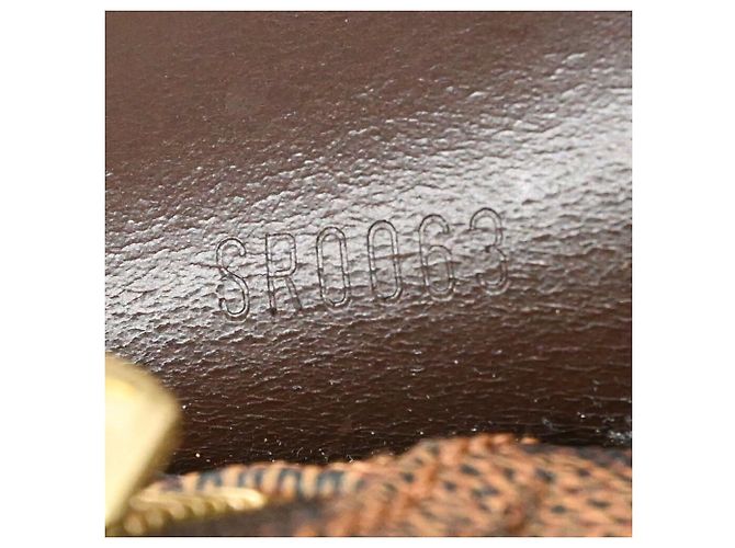 Borsa a Spalla Naviglio Damier Azur Louis Vuitton Marrone - vista 16