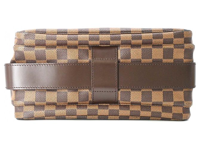 Borsa a Spalla Naviglio Damier Azur Louis Vuitton Marrone - vista 6