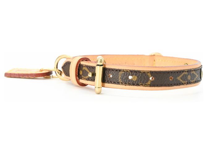 Louis Vuitton Monogram Collier Baxter PM Dog Collar Brown - view 6