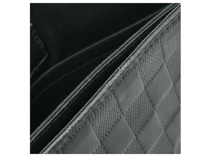 Borsa a Spalla District PM Damier Infini Louis Vuitton Nero - vista 15