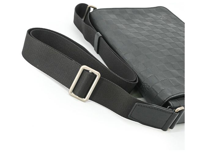 Borsa a Spalla District PM Damier Infini Louis Vuitton Nero - vista 6