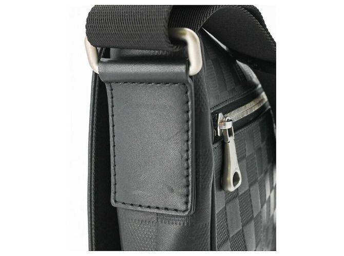 Borsa a Spalla District PM Damier Infini Louis Vuitton Nero - vista 8