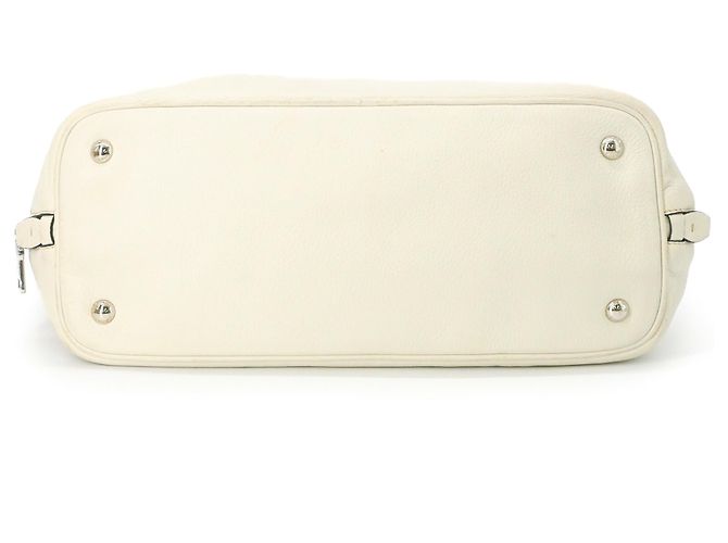 Tote Borsa a spalla in pelle Prada Bianco - vista 6