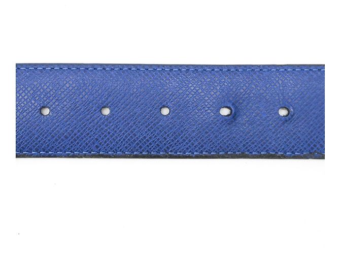 Cintura Monogram Blu da Uomo Louis Vuitton - vista 12