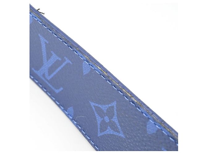 Cintura Monogram Blu da Uomo Louis Vuitton - vista 15