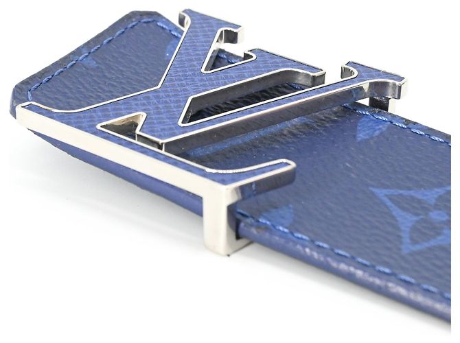Cintura Monogram Blu da Uomo Louis Vuitton - vista 4
