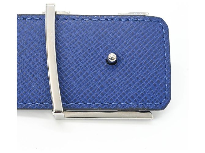 Cintura Monogram Blu da Uomo Louis Vuitton - vista 5