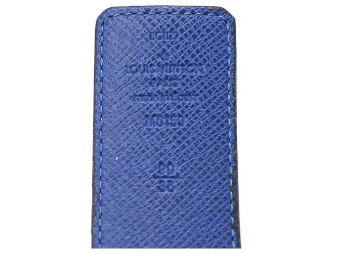 Cintura Monogram Blu da Uomo Louis Vuitton - vista 6