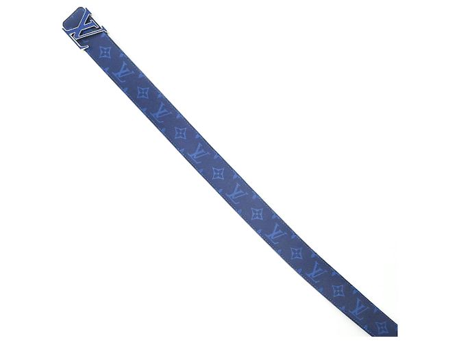 Cintura Monogram Blu da Uomo Louis Vuitton - vista 8