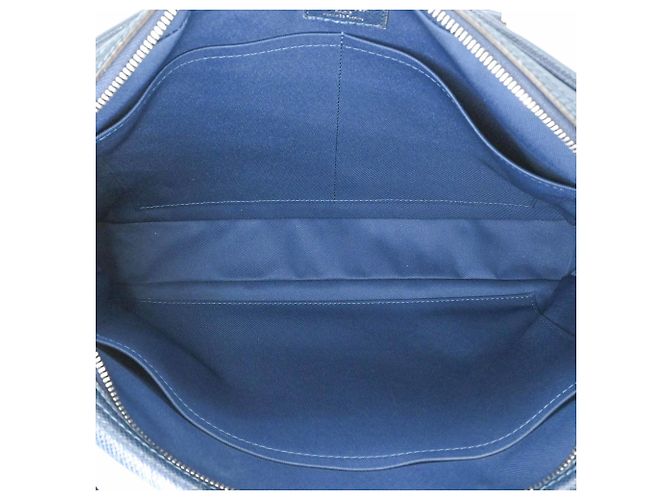 Borsa Port Document Voyage PM Louis Vuitton Blu navy - vista 8