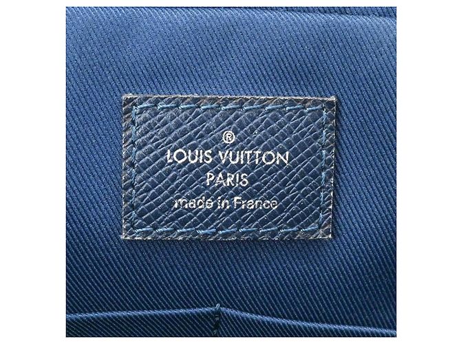 Borsa Port Document Voyage PM Louis Vuitton Blu navy - vista 9