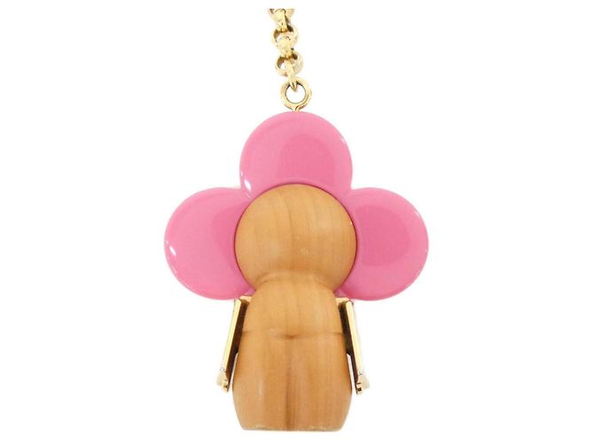 Portachiavi Vivienne di Louis Vuitton Marrone D'oro - vista 3