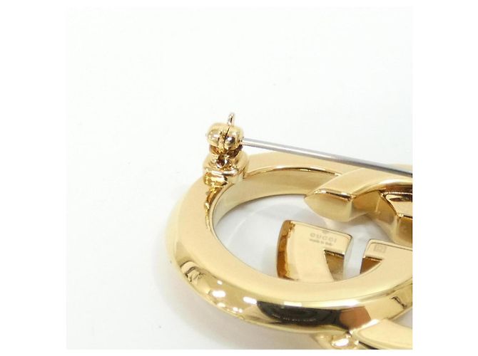 Broche transparente et dorée Gucci - vue 3
