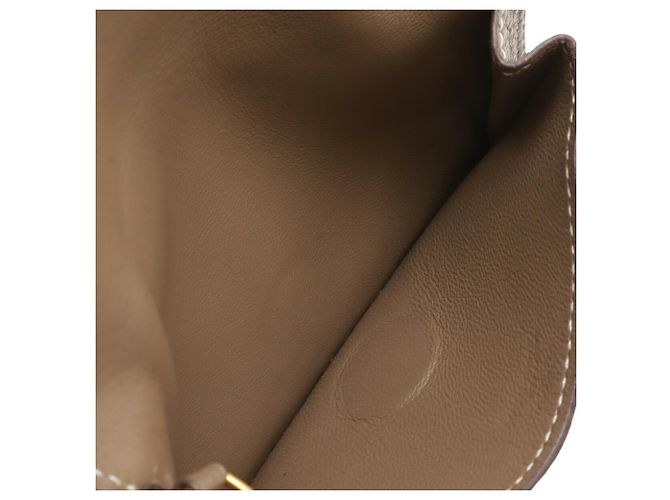 Estuche para tarjetas de visita Dogon Hermès Gris pardo - vista 6