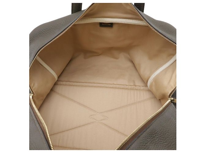 Hermès Victoria 43 Boston Tasche Olivgrün - Ansicht 7