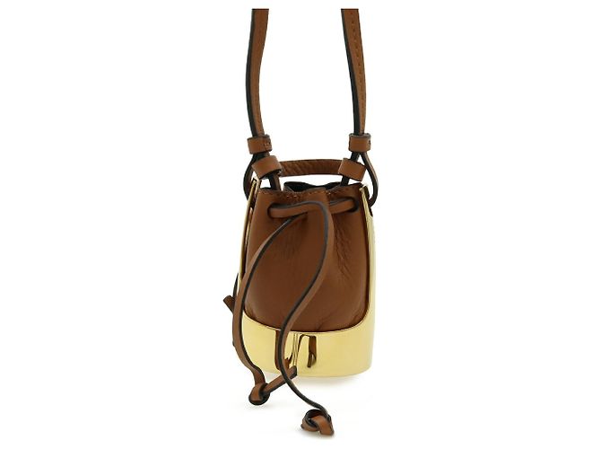 Pendente Collana Borsa Pallone Loewe Marrone - vista 2