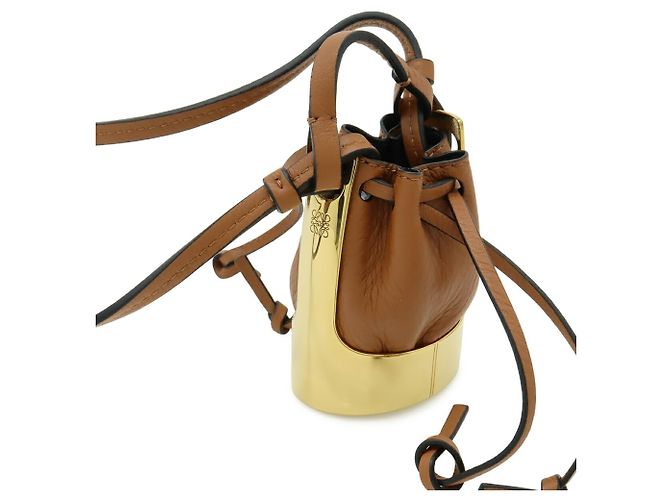 Pendente Collana Borsa Pallone Loewe Marrone - vista 5