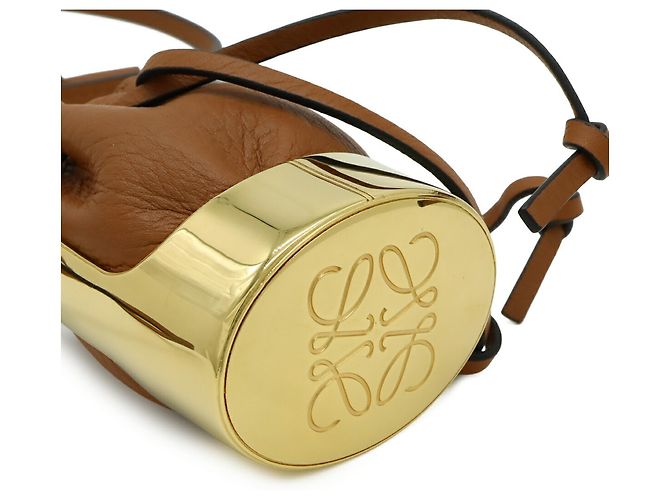 Pendente Collana Borsa Pallone Loewe Marrone - vista 6