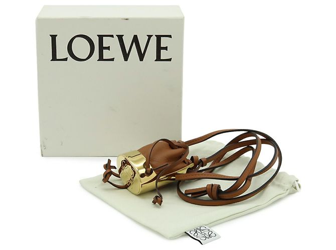 Pendente Collana Borsa Pallone Loewe Marrone - vista 9