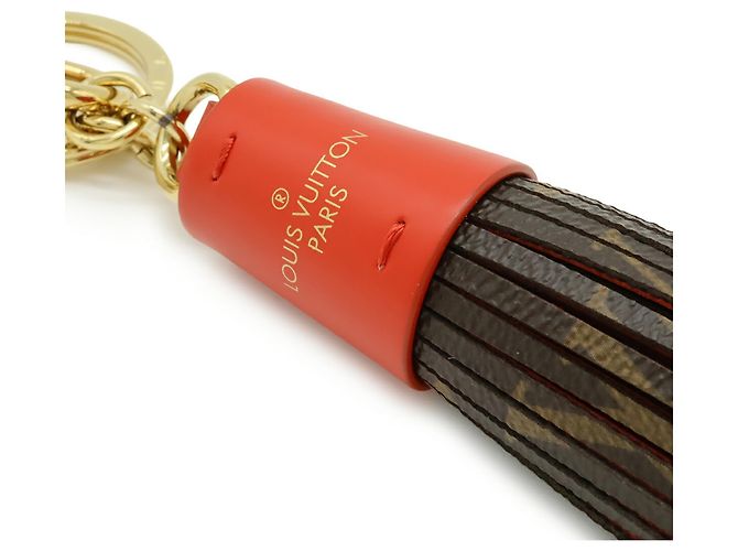 Accessorio portachiavi con nappina Monogram Louis Vuitton Rosso Monogramma - vista 4