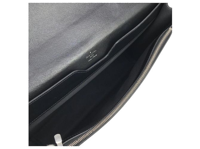 Borsa Louis Vuitton Taiga Laguito Grigio - vista 7