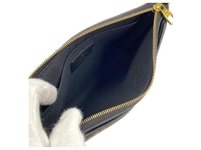 Bolsa de Ombro Pallas Monogram da Louis Vuitton Marrom Preto - vista 6