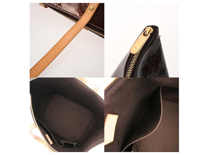 Borsa Tote Bellevue GM in Monogram Vernis di Louis Vuitton Bordò - vista 10