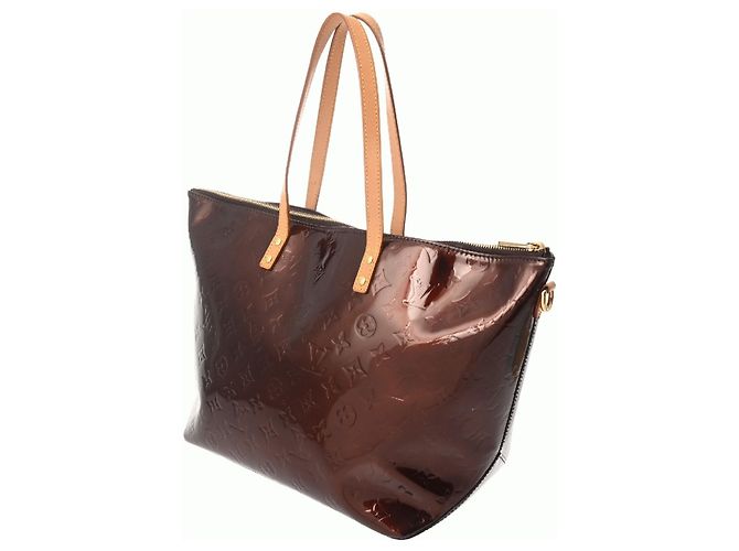 Borsa Tote Bellevue GM in Monogram Vernis di Louis Vuitton Bordò - vista 3