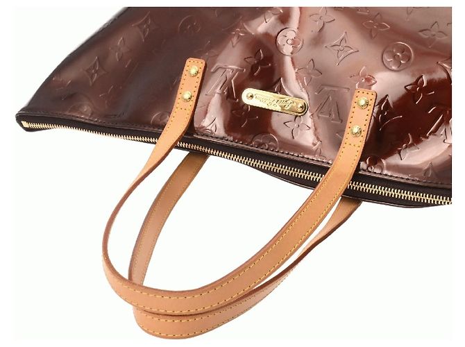 Borsa Tote Bellevue GM in Monogram Vernis di Louis Vuitton Bordò - vista 4
