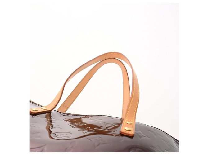 Borsa Tote Bellevue GM in Monogram Vernis di Louis Vuitton Bordò - vista 5