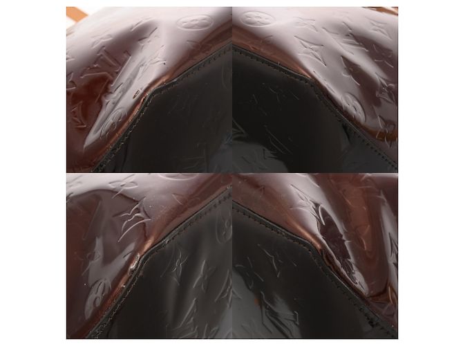 Borsa Tote Bellevue GM in Monogram Vernis di Louis Vuitton Bordò - vista 7