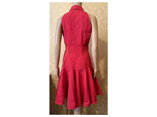Vestido Louis Vuitton Rojo de Algodón Roja - vista 12
