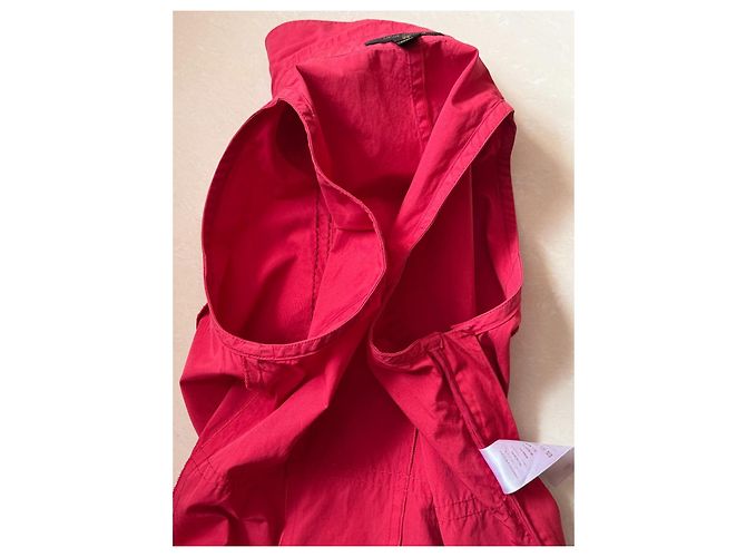 Vestido Louis Vuitton Rojo de Algodón Roja - vista 14