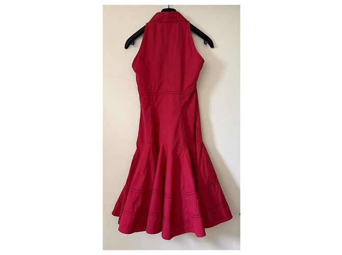Vestido Louis Vuitton Rojo de Algodón Roja - vista 4