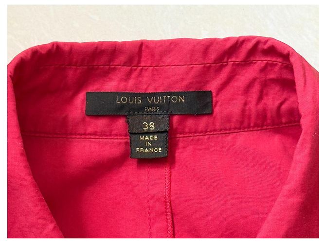 Vestido Louis Vuitton Rojo de Algodón Roja - vista 5