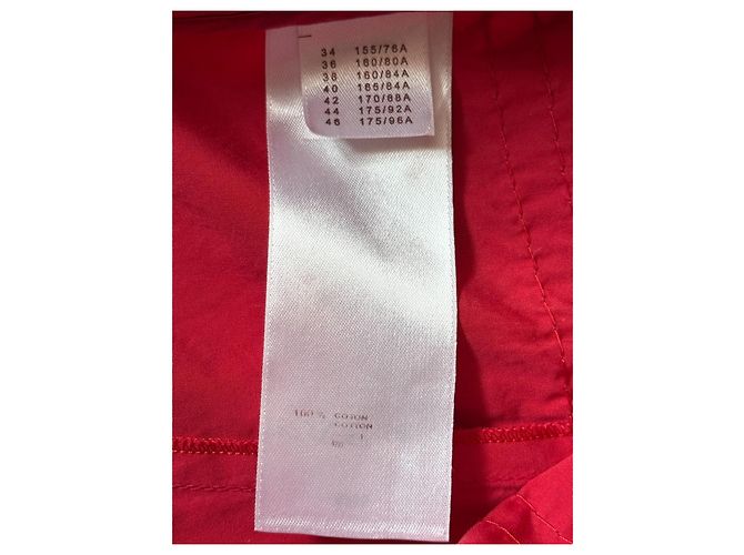 Vestido Louis Vuitton Rojo de Algodón Roja - vista 6