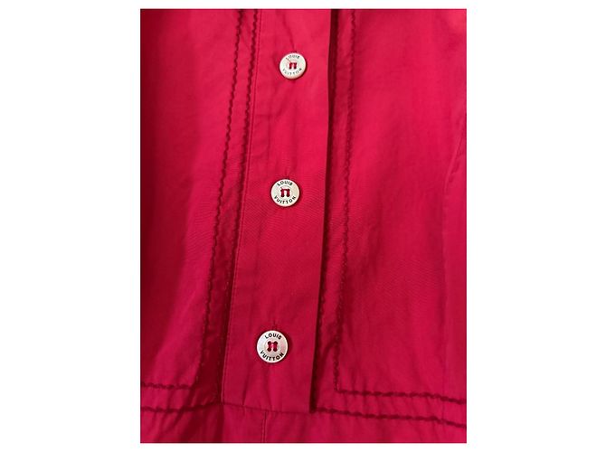 Vestido Louis Vuitton Rojo de Algodón Roja - vista 8
