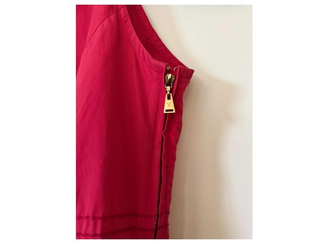 Vestido Louis Vuitton Rojo de Algodón Roja - vista 9