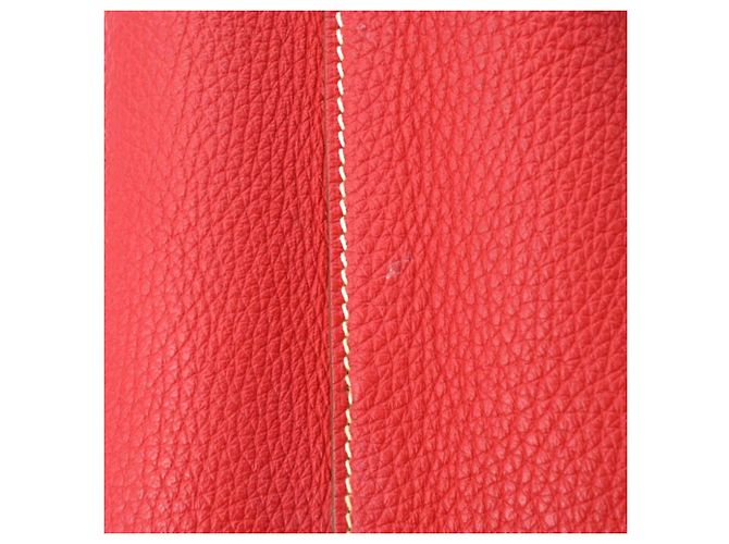 Borsa Tote Double Sens 45 Hermès Rosa Rosso - vista 14