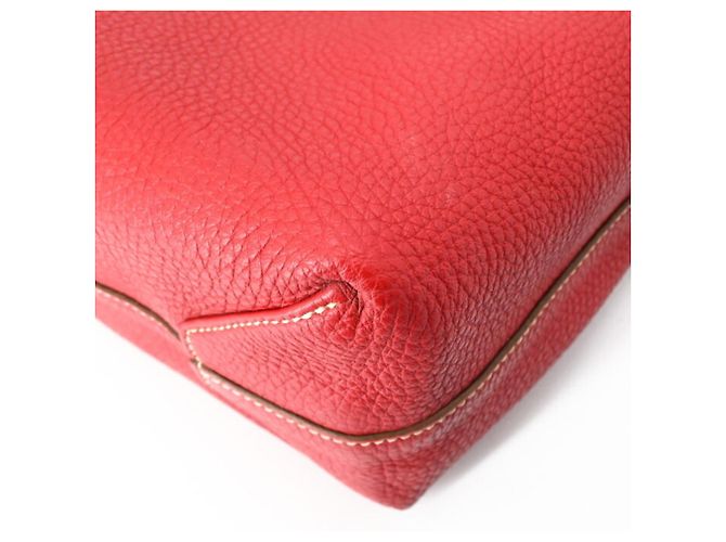 Borsa Tote Double Sens 45 Hermès Rosa Rosso - vista 9