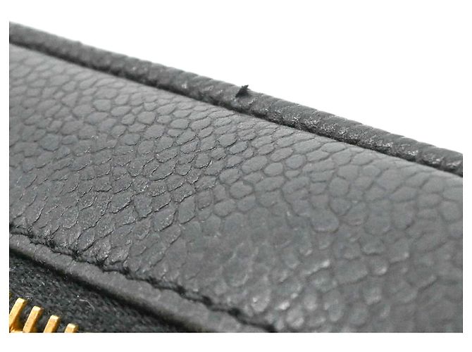 Borsa Vanity in Pelle Caviar Chanel Coco Mark Nero - vista 13
