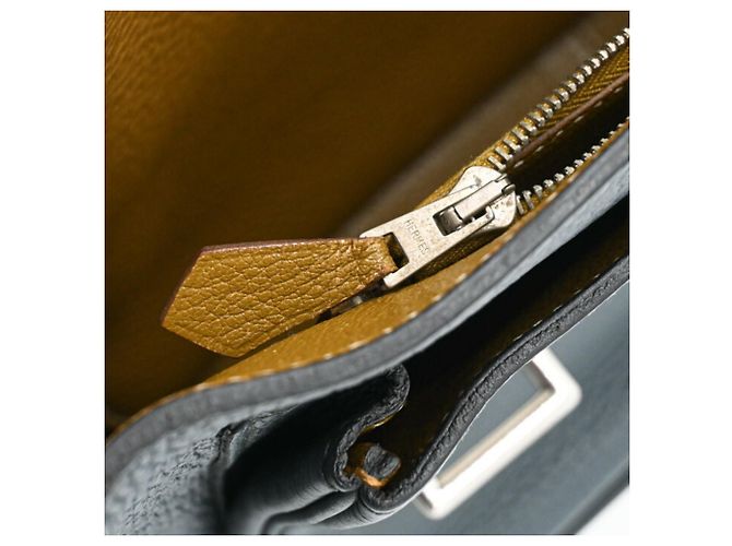 Hermès HERMES Borsa a Spalla Steve Busas 35 Marrone Blu - vista 13