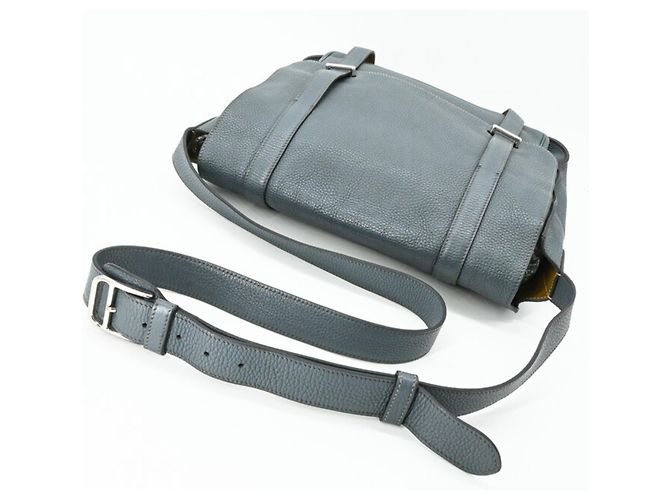 Hermès HERMES Borsa a Spalla Steve Busas 35 Marrone Blu - vista 6