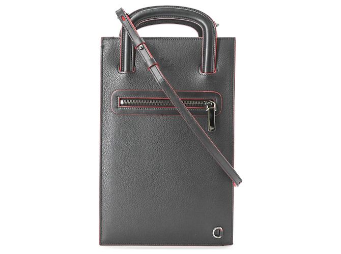 Borsa a mano Trick Track Small di Christian Louboutin Nero Rosso - vista 10